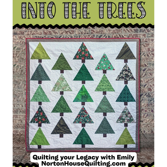 Into the Trees Quilt — Digital Quilt Pattern (PDF Download) ✂️