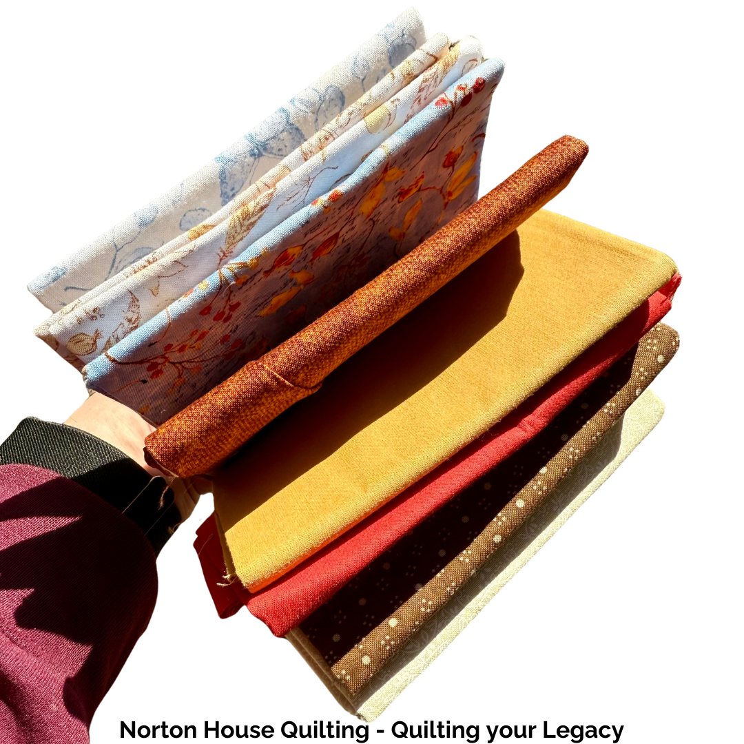 💥 Rust Woods – 8 Fat Quarter Bundle (Earthy Tones & Woodland Vibes)