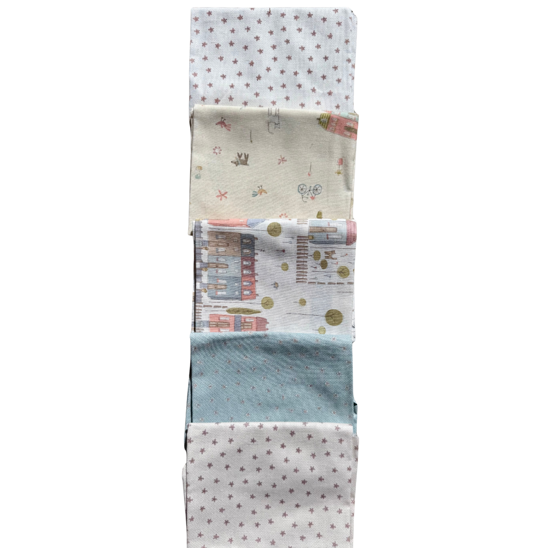 The Town - 5- Fat Quarter Bundle