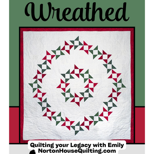 Wreathed Quilt — Digital Quilt Pattern (PDF Download) ✂️