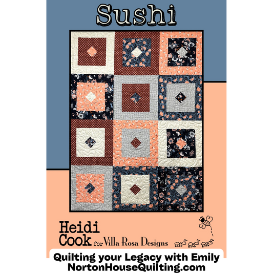 Sushi Quilt — Digital Quilt Pattern (PDF Download) ✂️