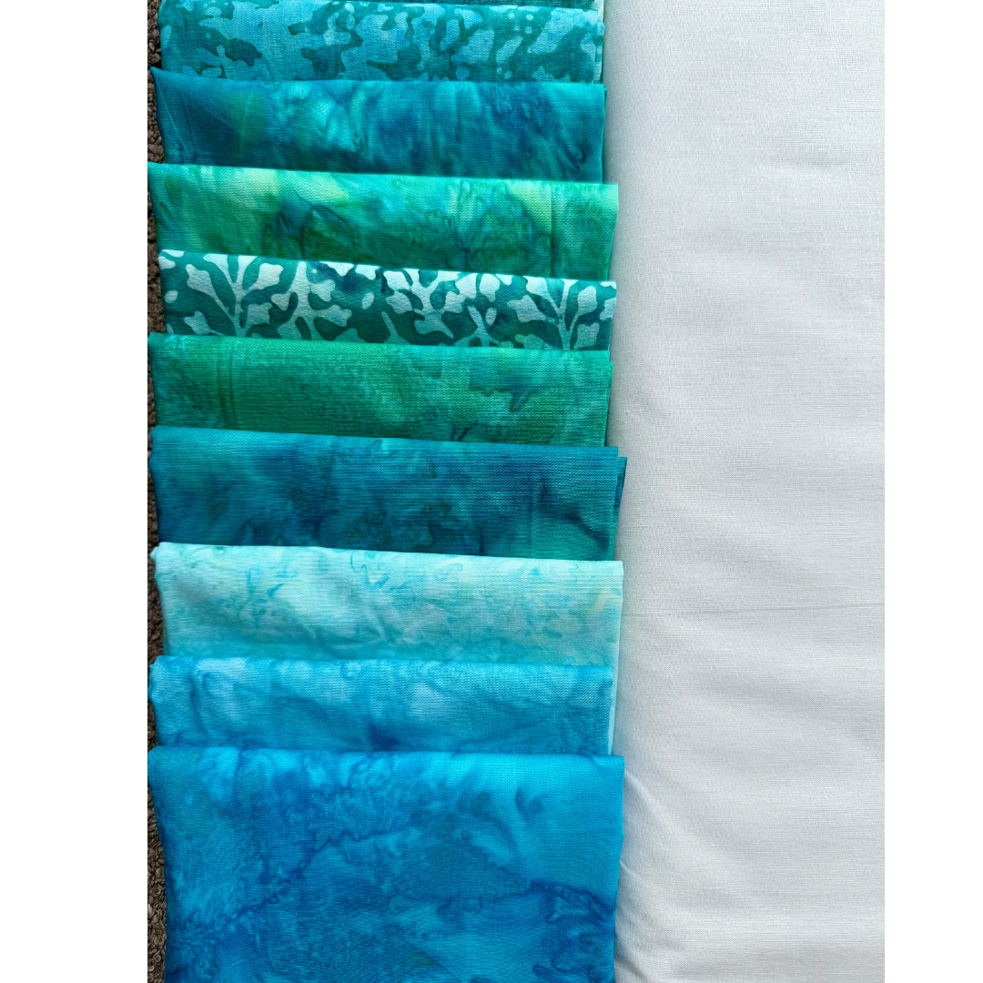 Coastal Blues Quilt Kit