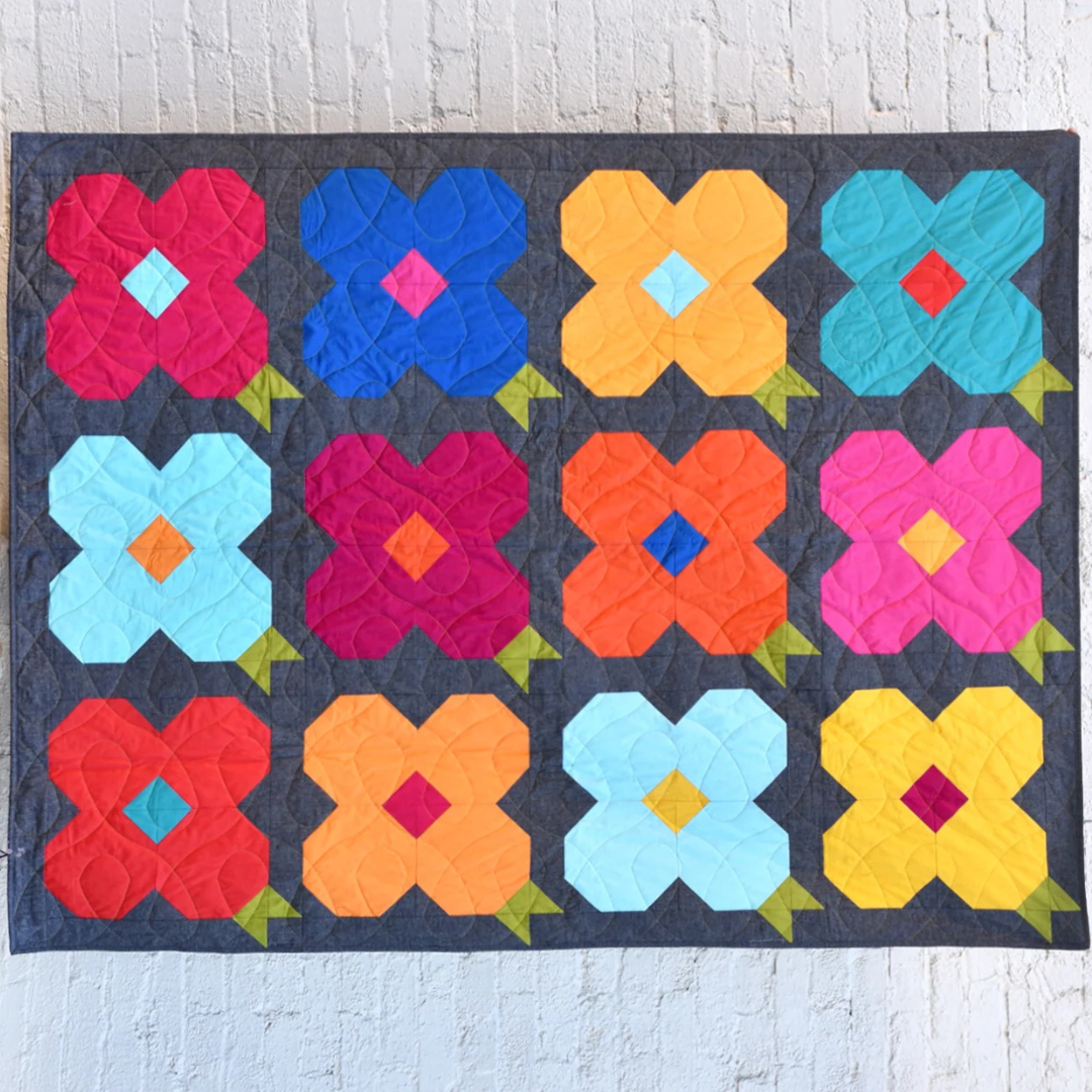 May Flowers Quilt — Digital Quilt Pattern (PDF Download) ✂️
