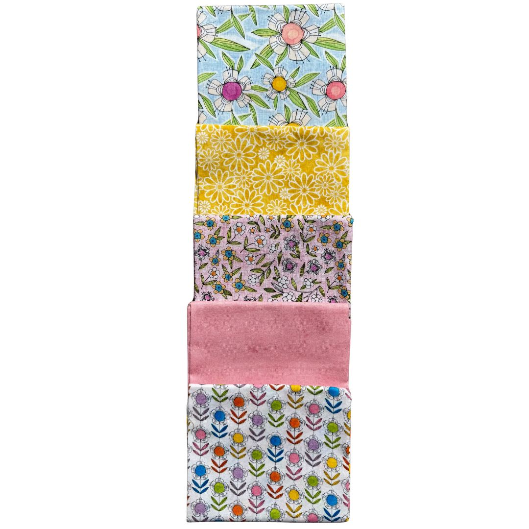 Flower Power - 5- Fat Quarter Bundle