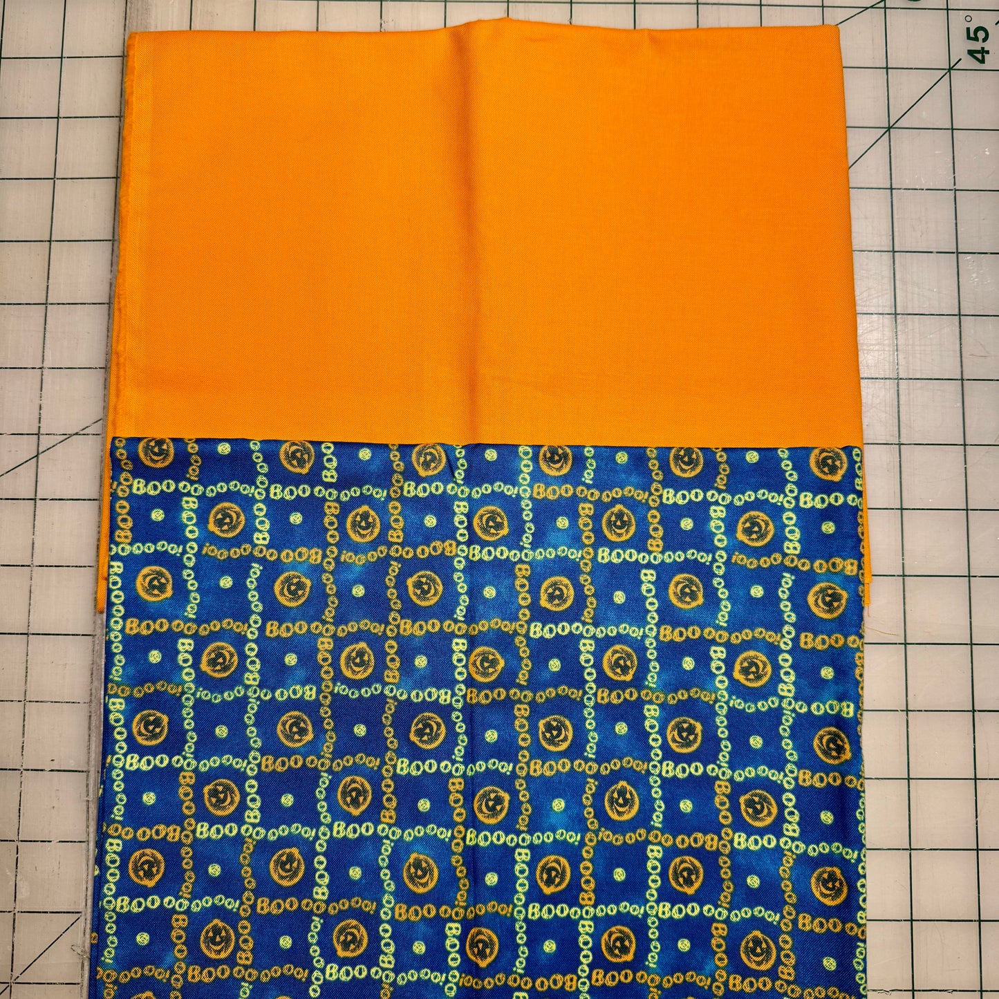 🌻 Orange Pumpkin Blue – Dynamic Duo 2 - 1-yard Cuts