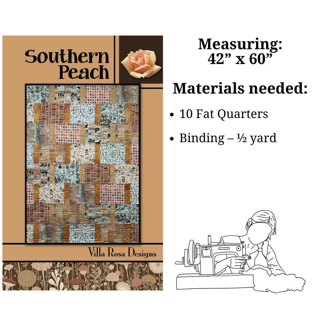 Southern Peach — Digital Quilt Pattern (PDF Download) ✂️