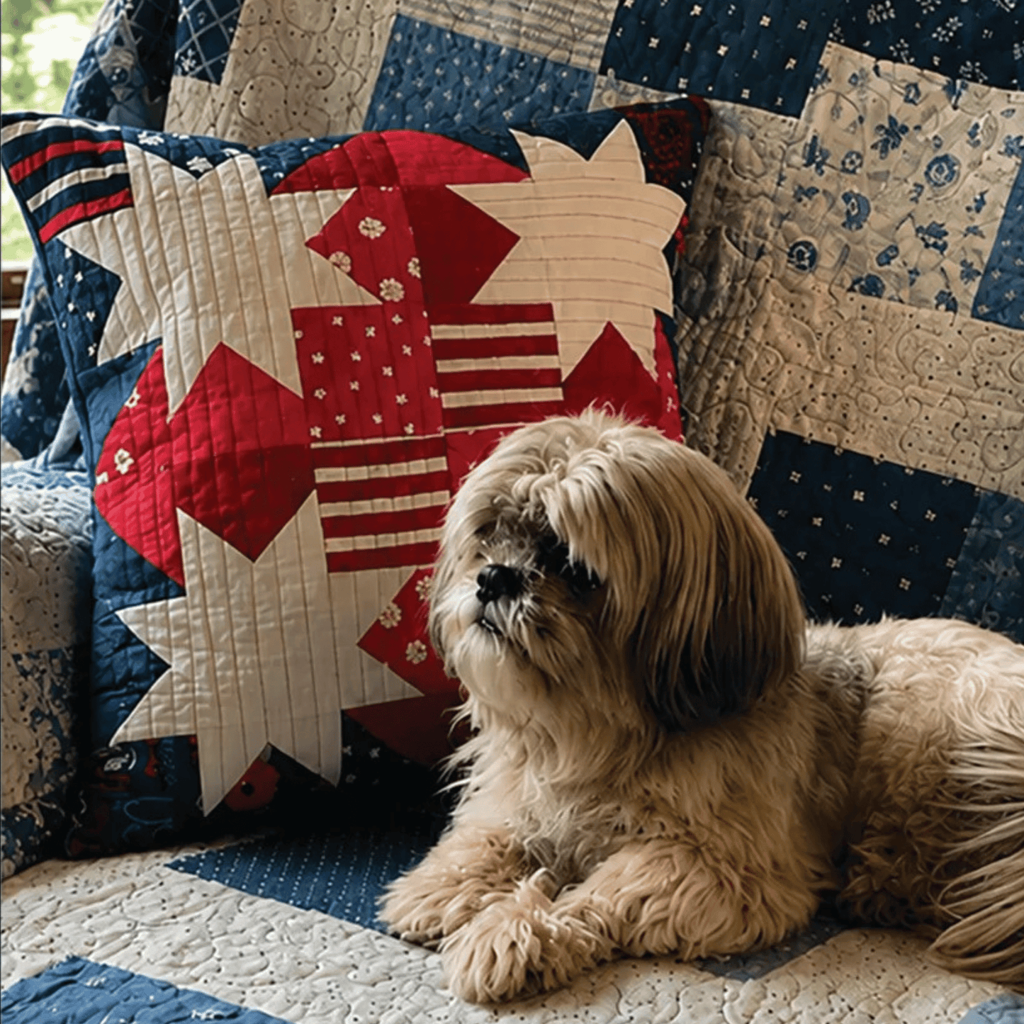 Parade Day Pillow — Digital Quilt Pattern (PDF Download) ✂️