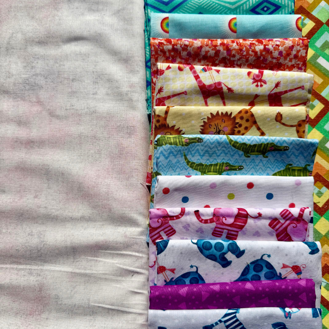 Safari Brights Farmhouse Quilt - Kit