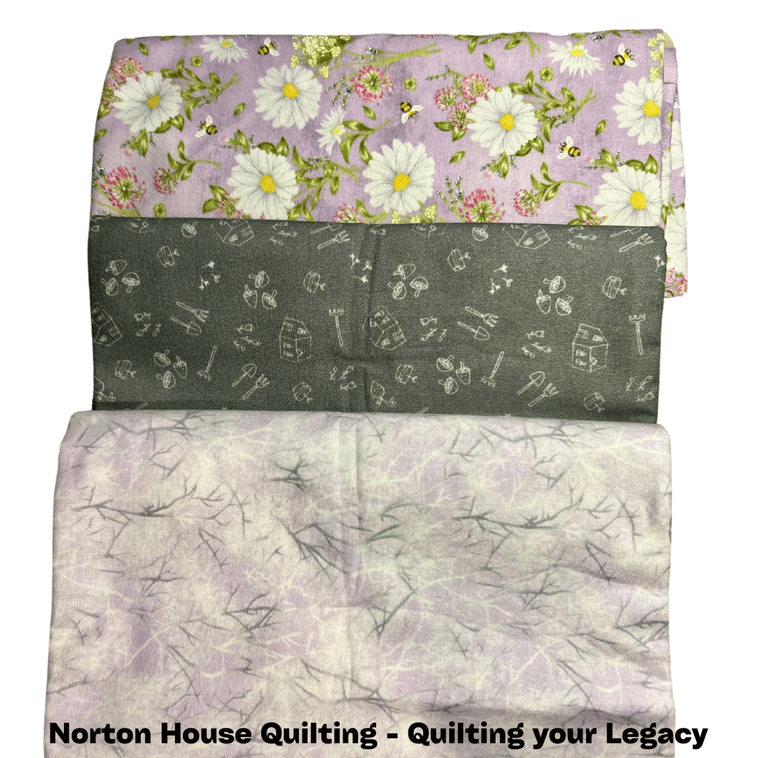 Spring Purples – Tonal 1-Yard Bundle (3 Yards Total) 🔹