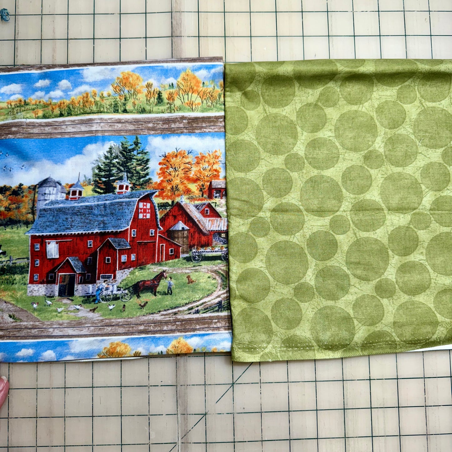 🌻 Farmhouse Auutumn with Green - Dynamic Duo 2 - 1-yard Cuts