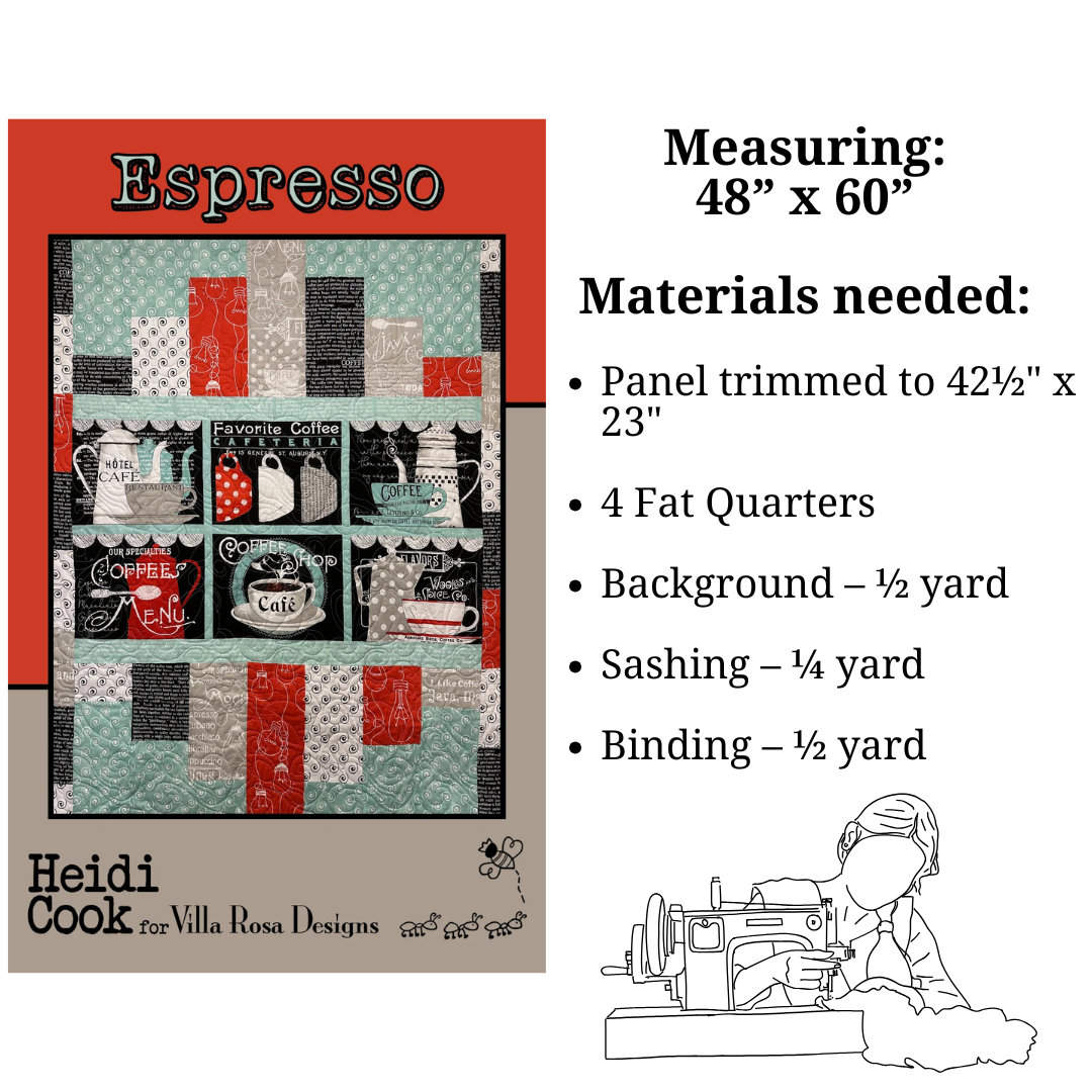 Espresso — Digital Quilt Pattern (PDF Download) ✂️