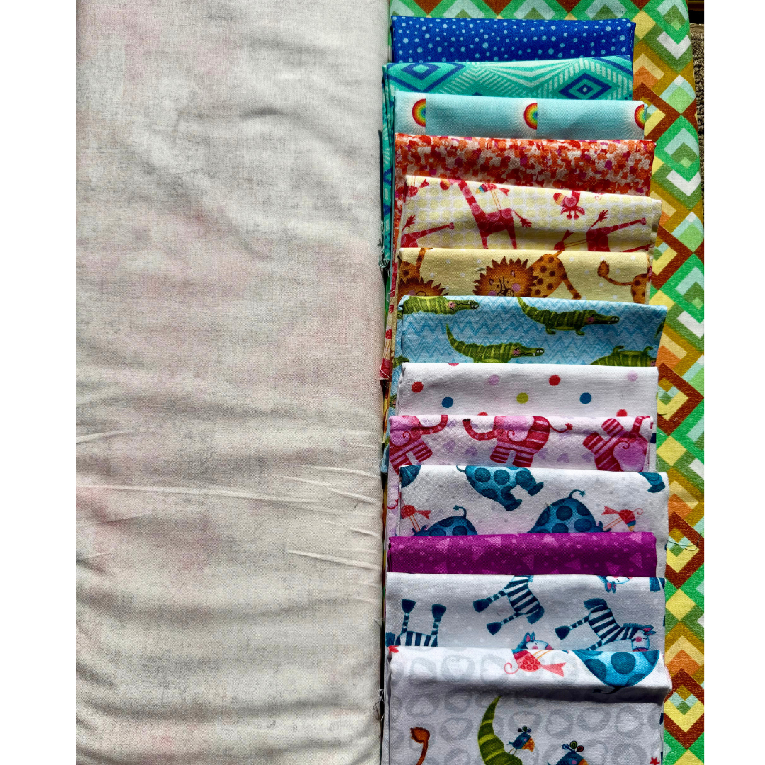 Safari Brights Farmhouse Quilt - Kit