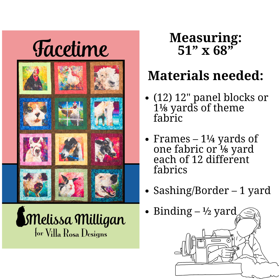 Facetime — Digital Quilt Pattern (PDF Download) ✂️