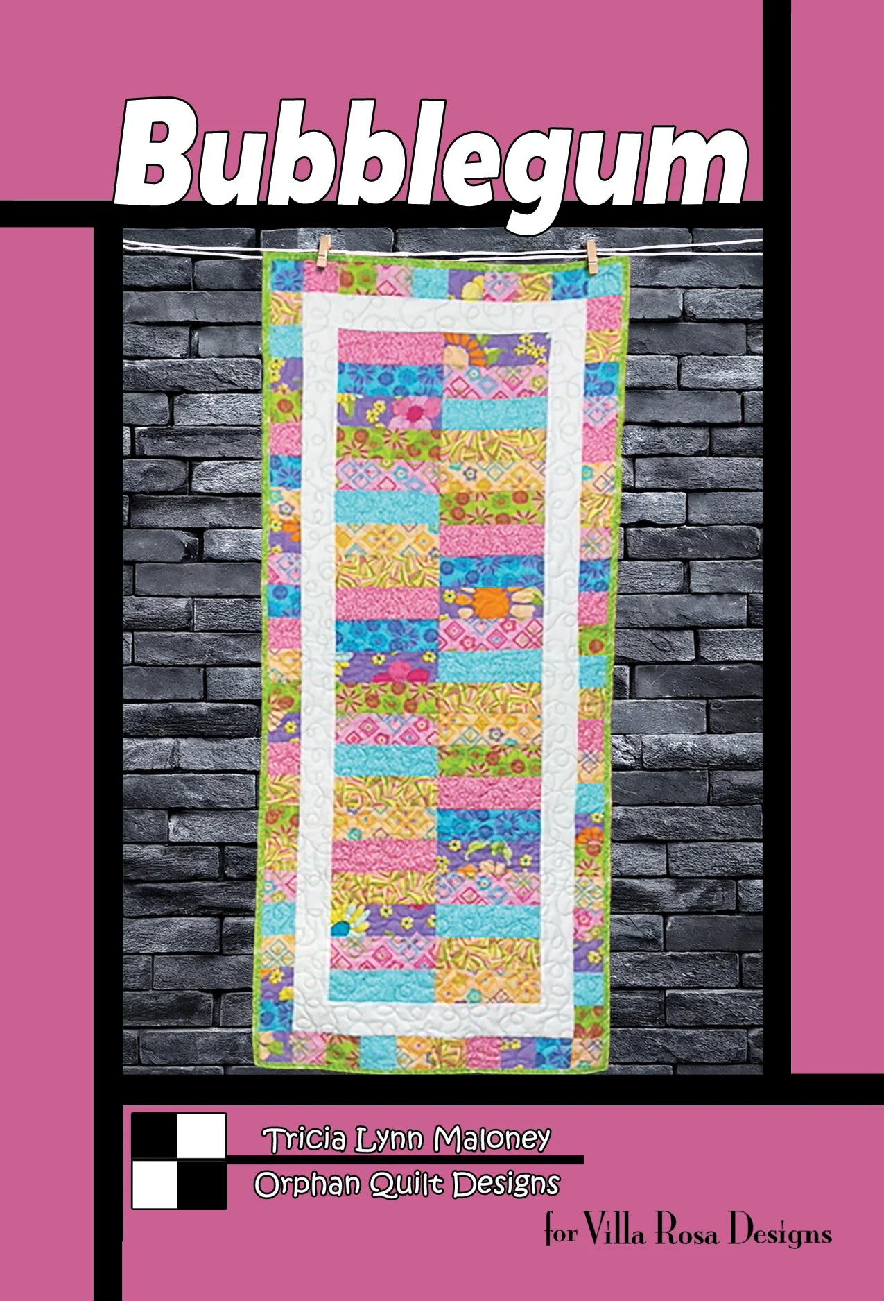 Bubblegum Table Topper Pattern (Digital Download) - Villa Rosa Designs