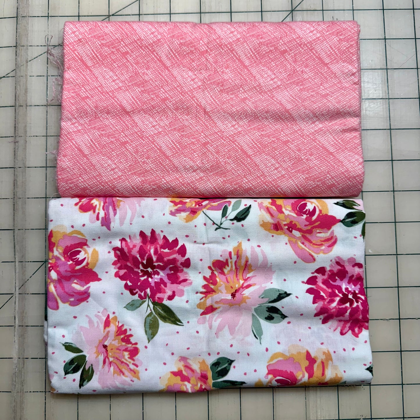 🌻 Pink Flower Party – Dynamic Duo 2 - 1-yard Cuts