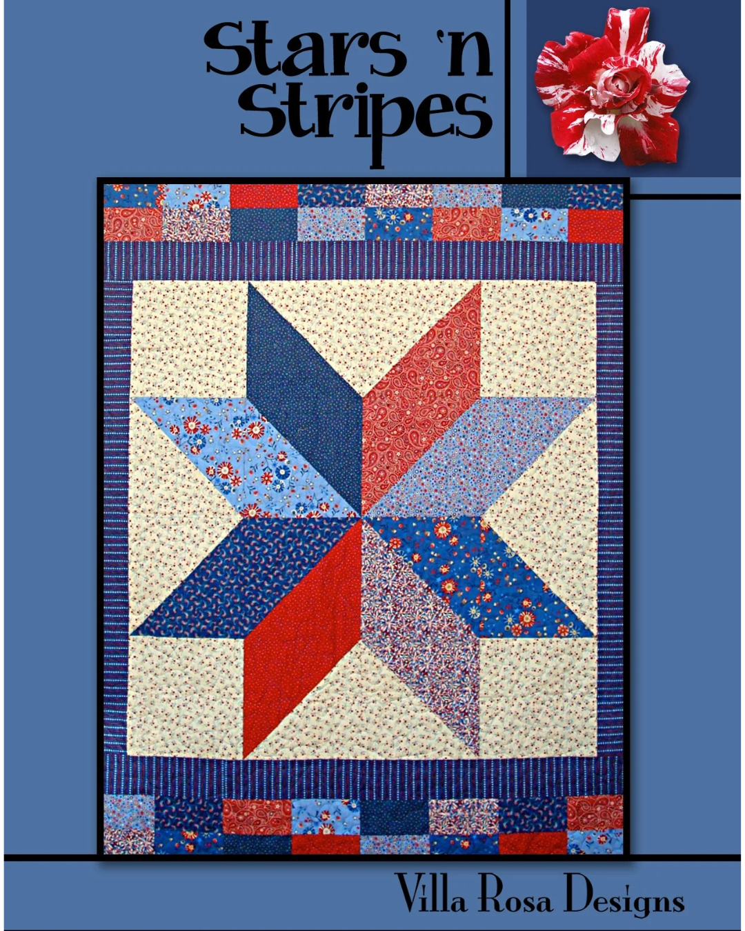Stars n’ Stripes Quilt — Digital Quilt Pattern (PDF Download) ✂️