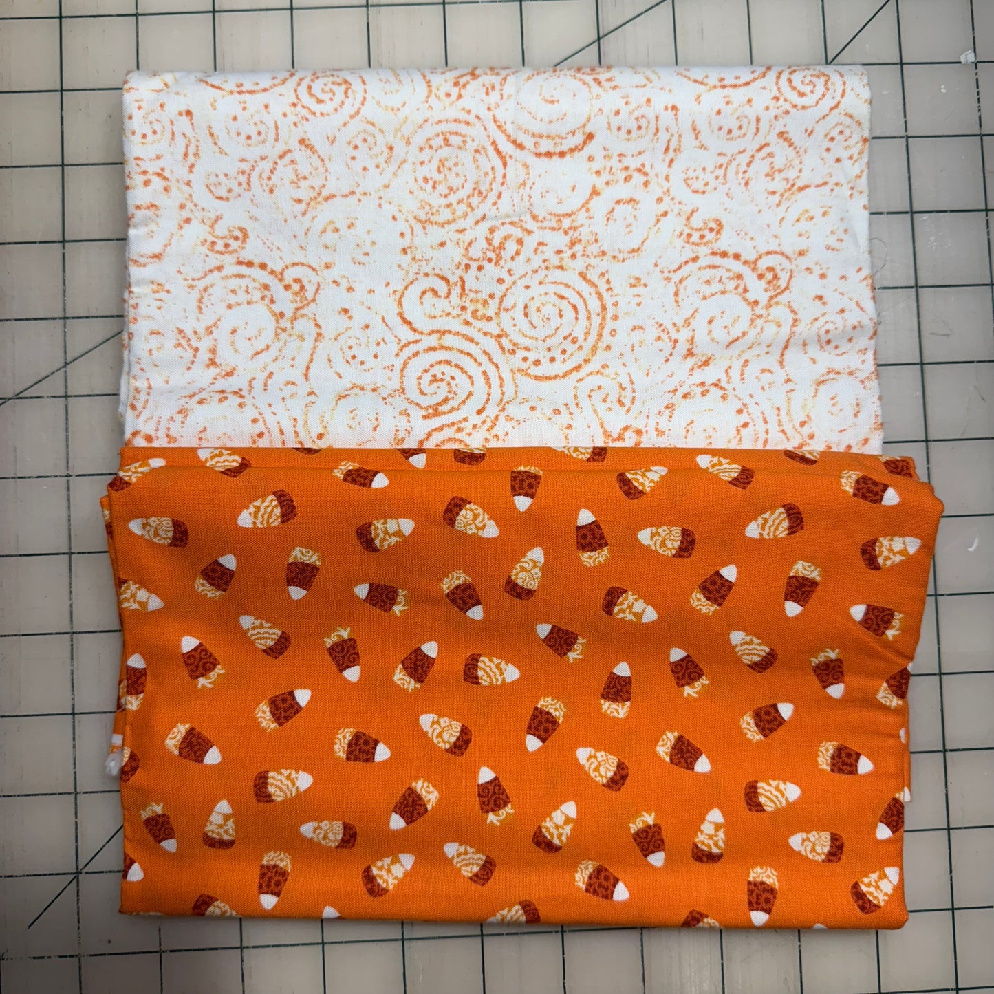 🌻 Candy Corn Orange – Dynamic Duo 2 - 1-yard Cuts
