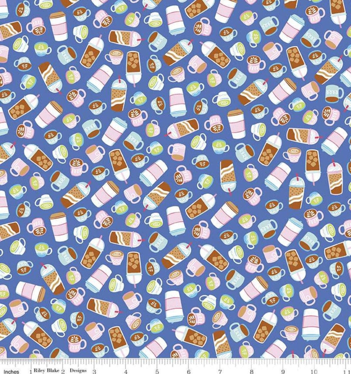 Blue Coffee - C10894 - Riley Blake