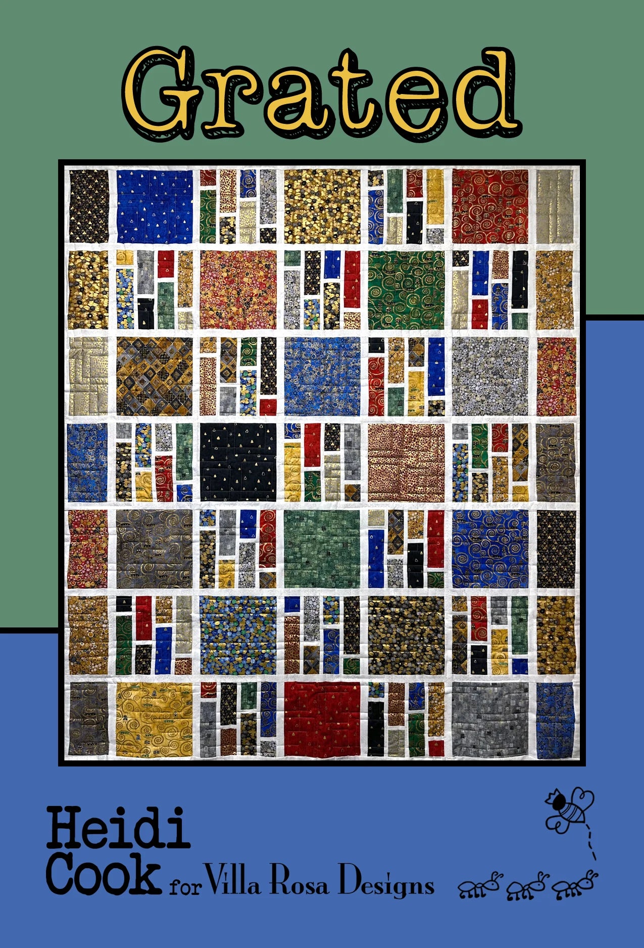 Grated Quilt Pattern (Digital) Villa Rosa Designs