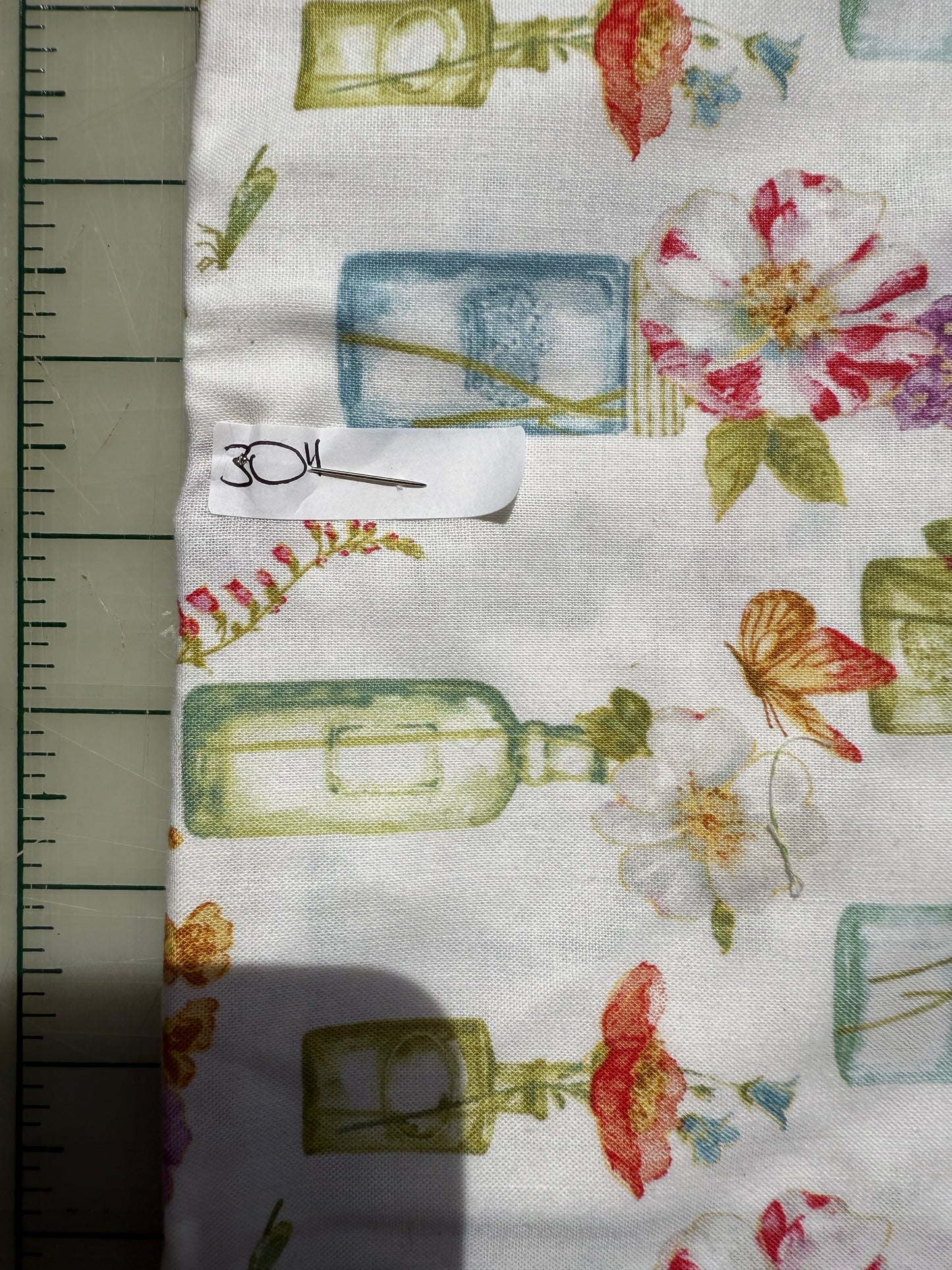 💥 Flowers in Glass – Final Act Fabric (30")