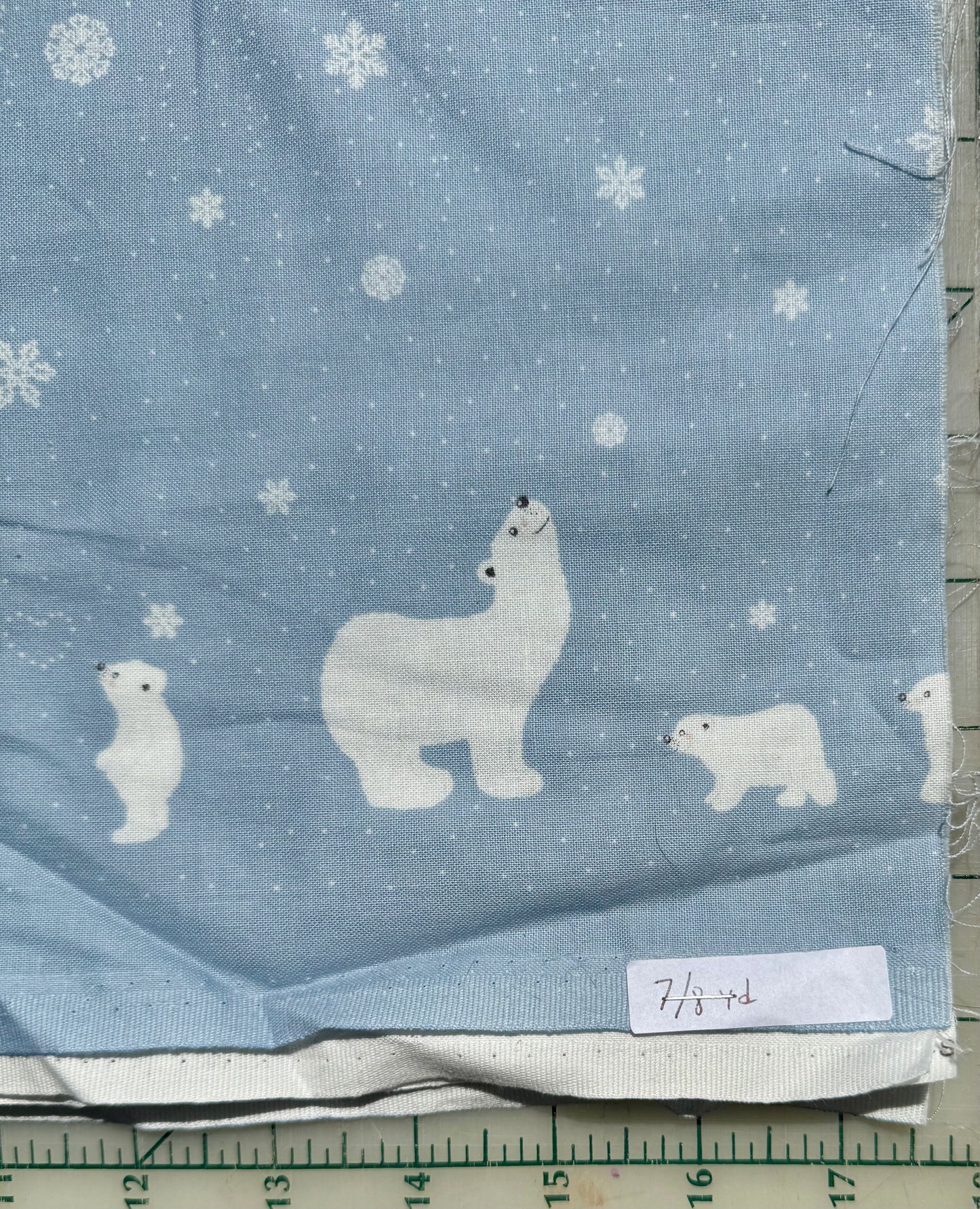 💥 Blue Polar Bears – Final Act Fabric (31")