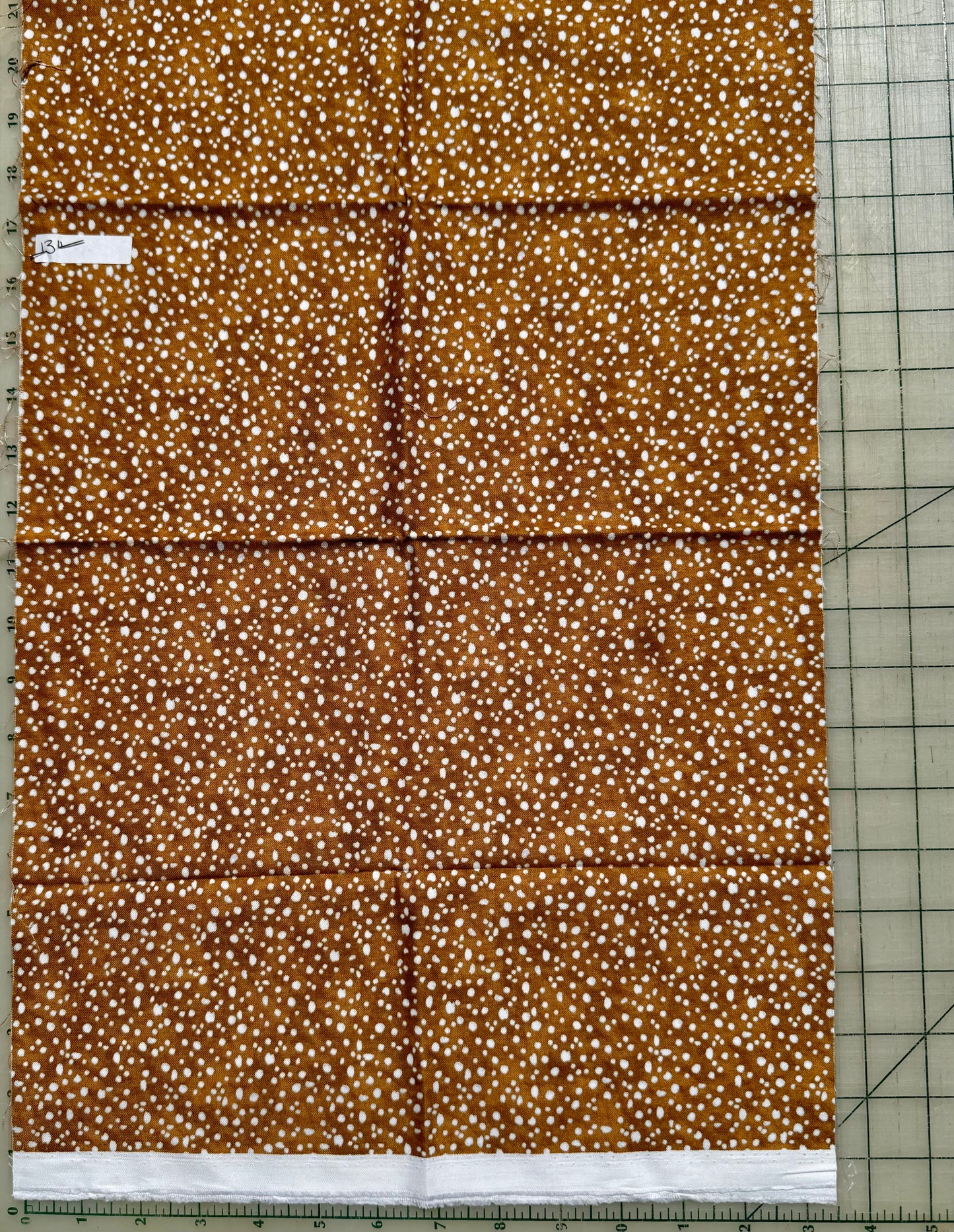 💥 Brown Little Dots - Final Act Fabric (13")