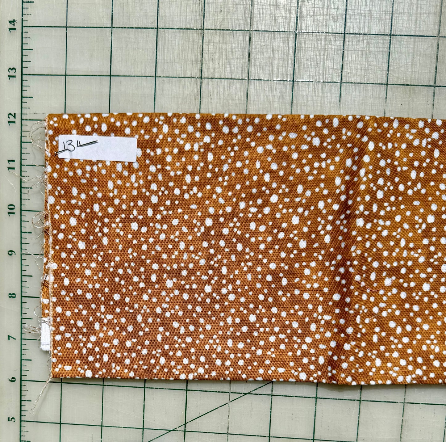 💥 Brown Little Dots - Final Act Fabric (13")