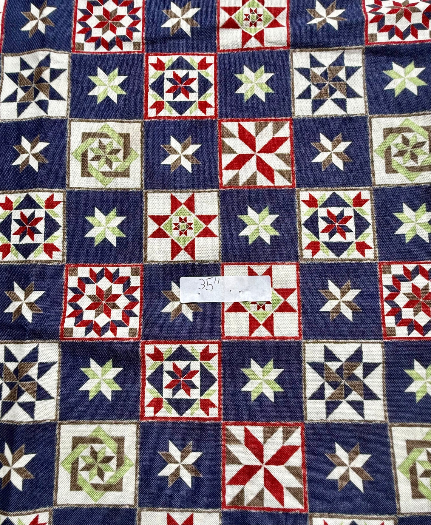 💥 Barn Quilt Fabric – Final Act Fabric (35")