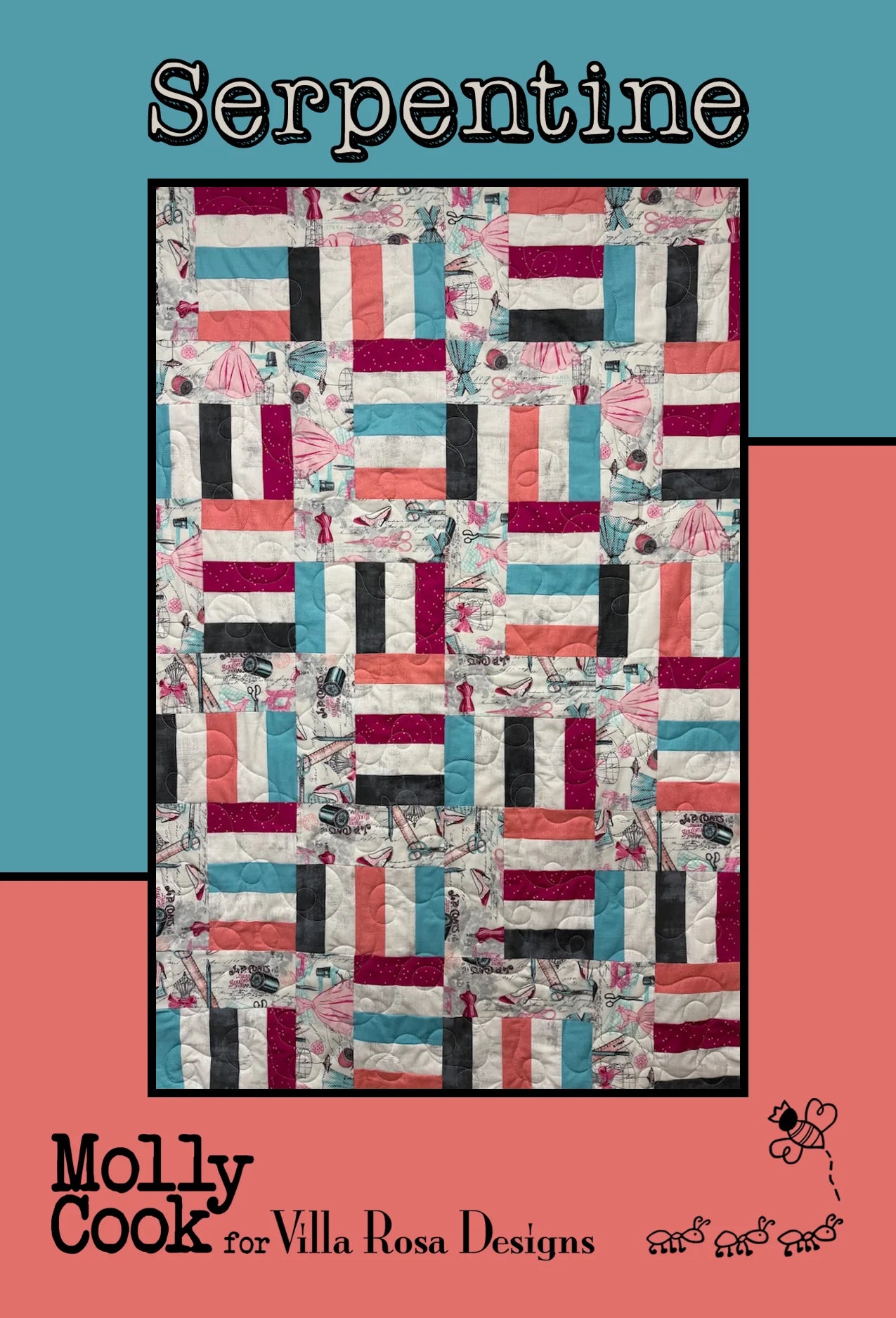 Serpentine — Digital Quilt Pattern (PDF Download) ✂️