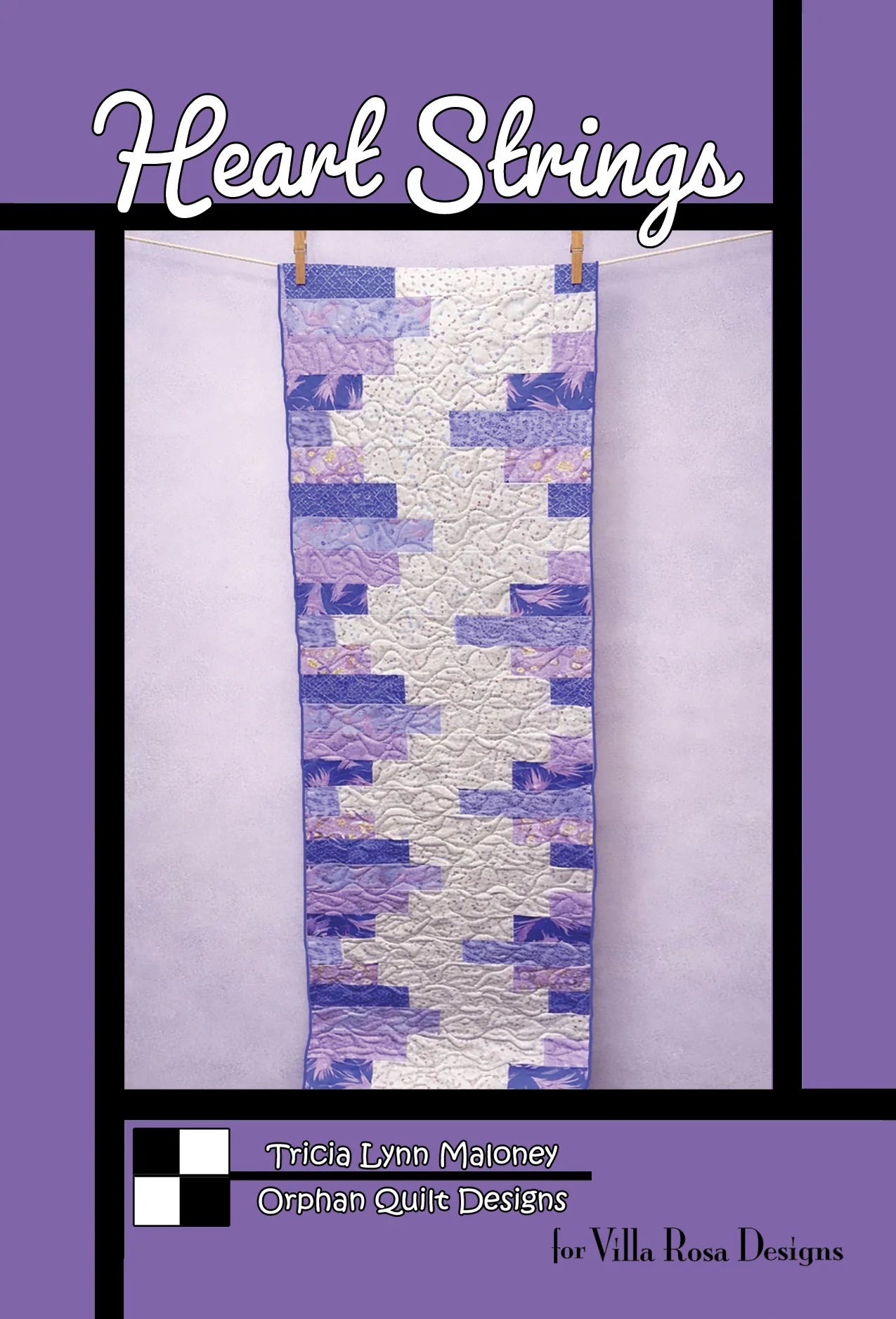 Heart Strings Table Topper — Digital Quilt Pattern (PDF Download) ✂️