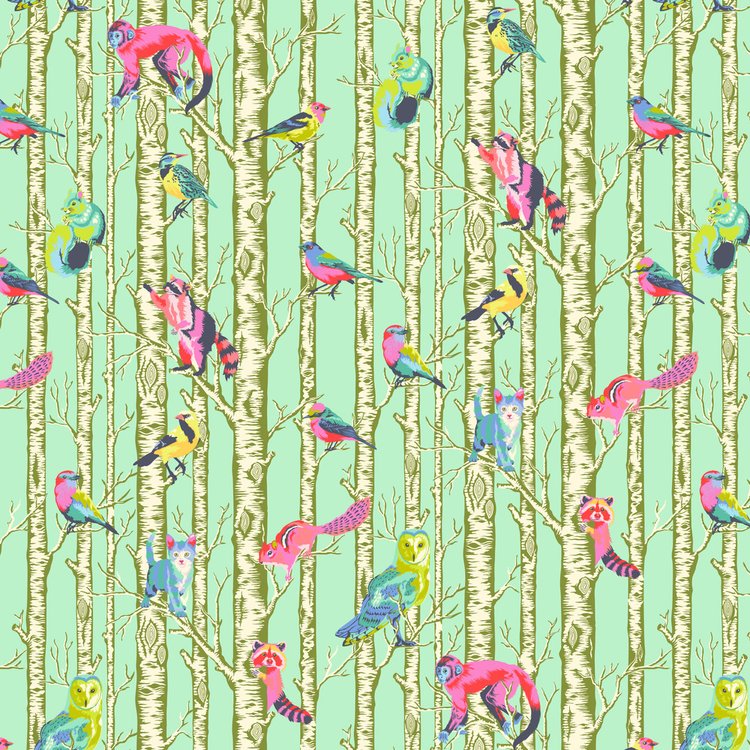Tula Pink Full Moon Forest II- Family Tree - April 2025 - Moon Forest - Tula Pink
