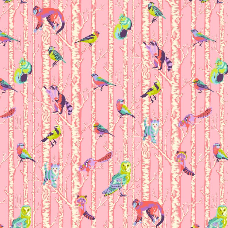 Tula Pink Full Moon Forest II- Family Tree - April 2025 - Moon Forest - Tula Pink