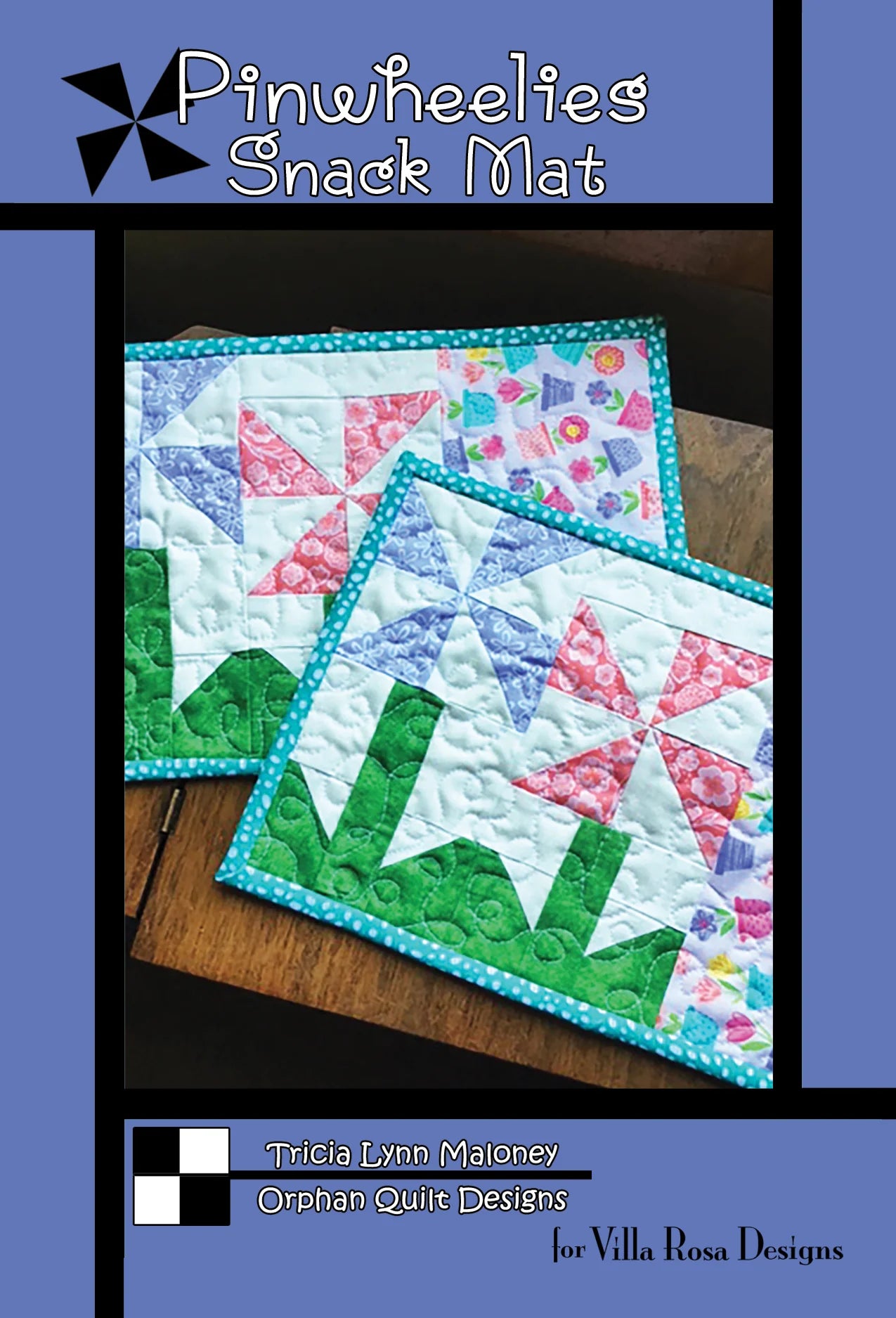Pinwheelies Snack Mat — Digital Quilt Pattern (PDF Download) ✂️