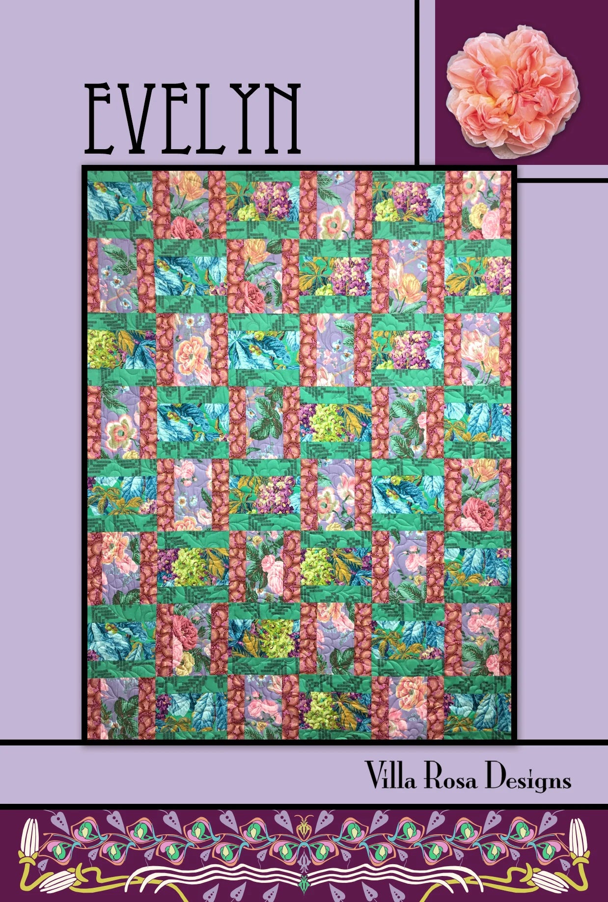 DIGITAL - Evelyn Quilt - Villa Rosa Designs