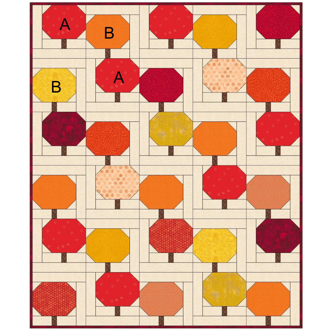 Enchanted Forest — Digital Quilt Pattern (PDF Download) ✂️