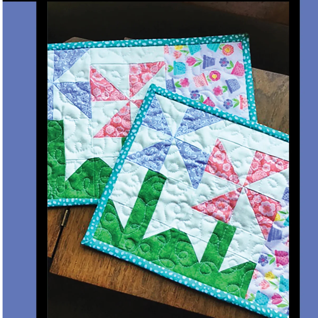 Pinwheelies Snack Mat — Digital Quilt Pattern (PDF Download) ✂️