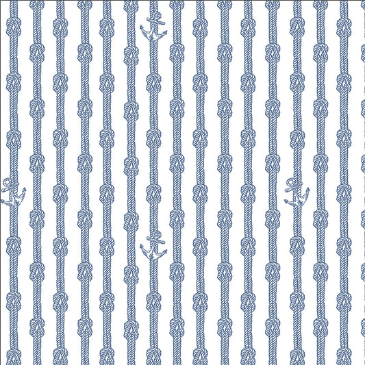 Smooth Seas - Anchor - Navy Fabric - RJ2304-NA1