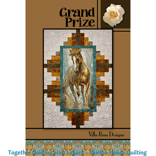 DIGITAL - Grand Prize Quilt Pattern - Villa Rosa Designs