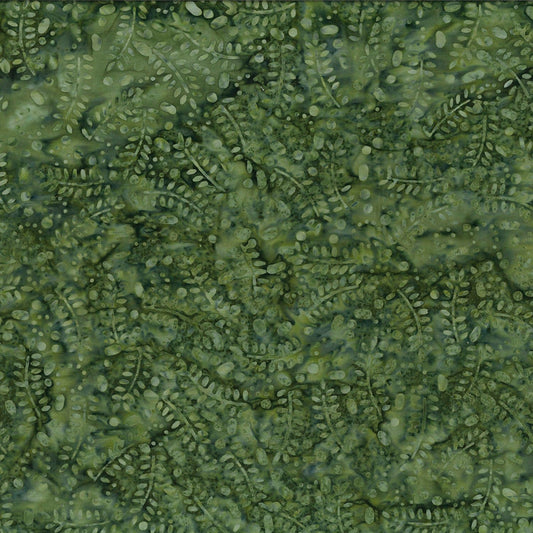 Lakeside - Forest Leaves & Circles - Wilmington Prints Watercolor Fabrics