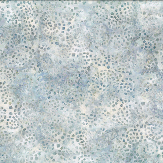 Lakeside - Cream Mosaic Batik - Wilmington Prints Watercolor Fabrics