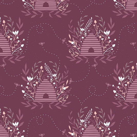 Harmony Main Grape - C11090-GRAPE -  Riley Blake - Flower Prints