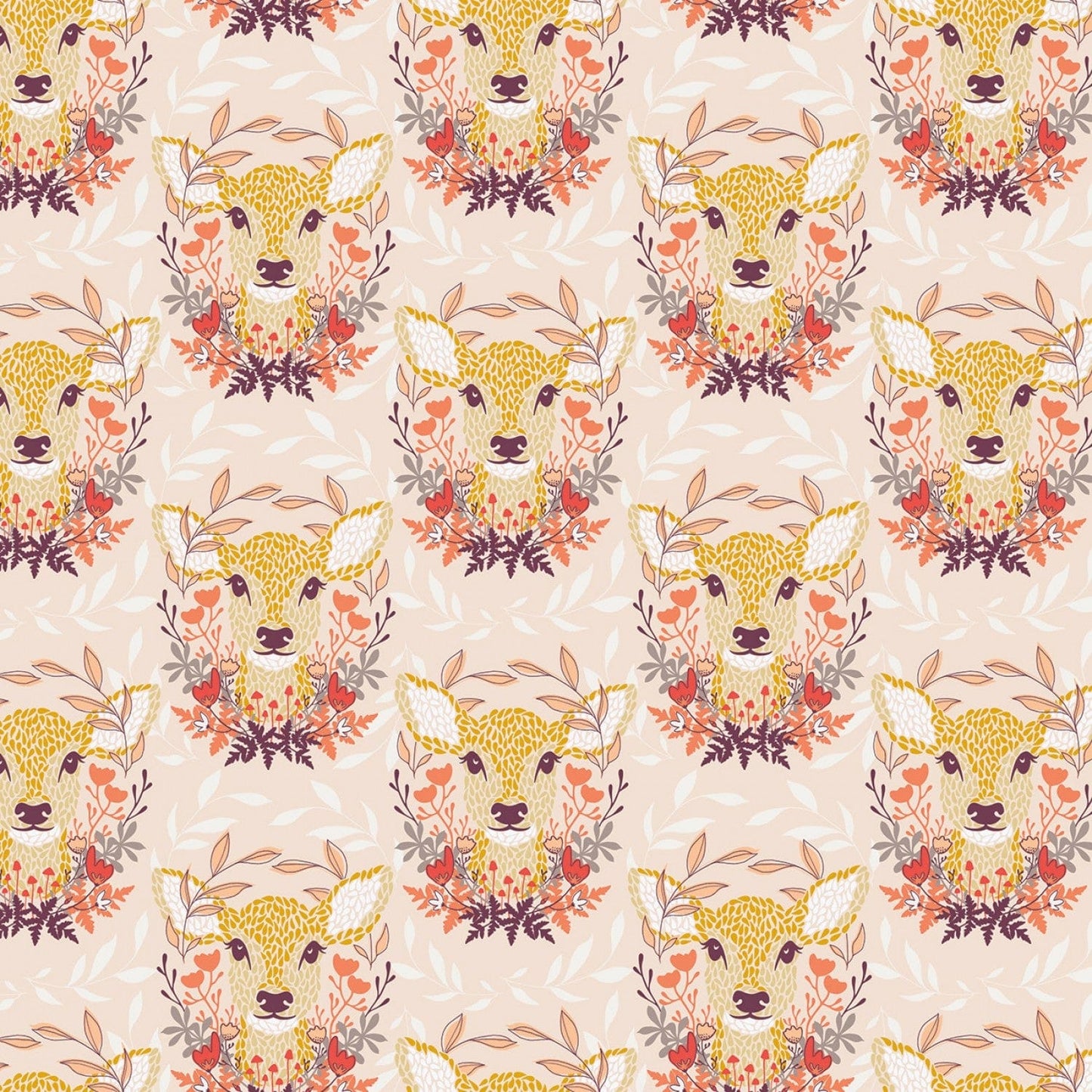 Harmony Oh Deer Blush - C11091-BLUSH - Riley Blake - Flower Prints