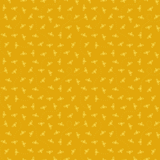Harmony Bees Honey - C11096-HONEY -  Riley Blake - Flower Prints