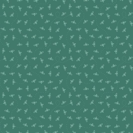 Harmony Bees - C11096-TEAL -  Riley Blake - Flower Prints