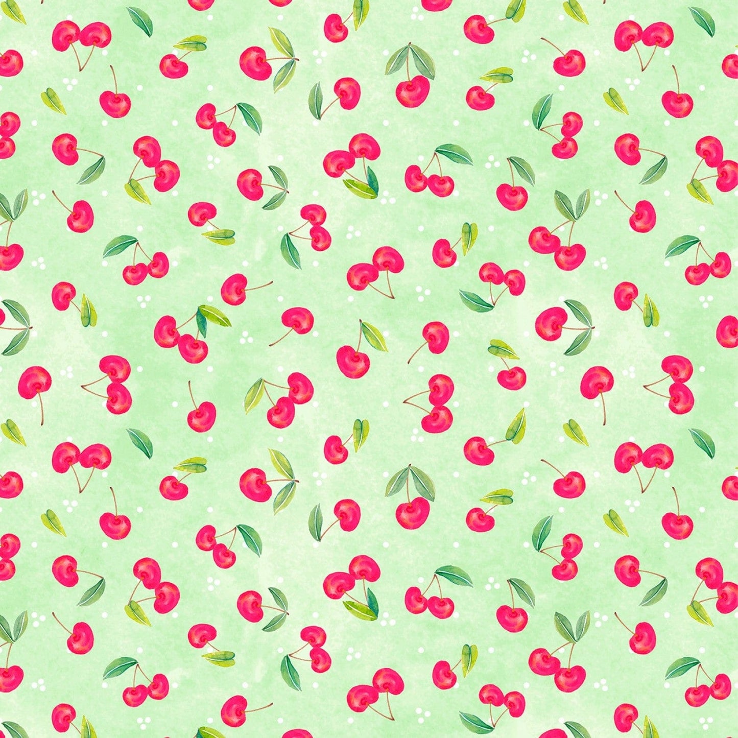 Squeeze the Day - Green Cherry - 42465-737 - Wilmington Prints