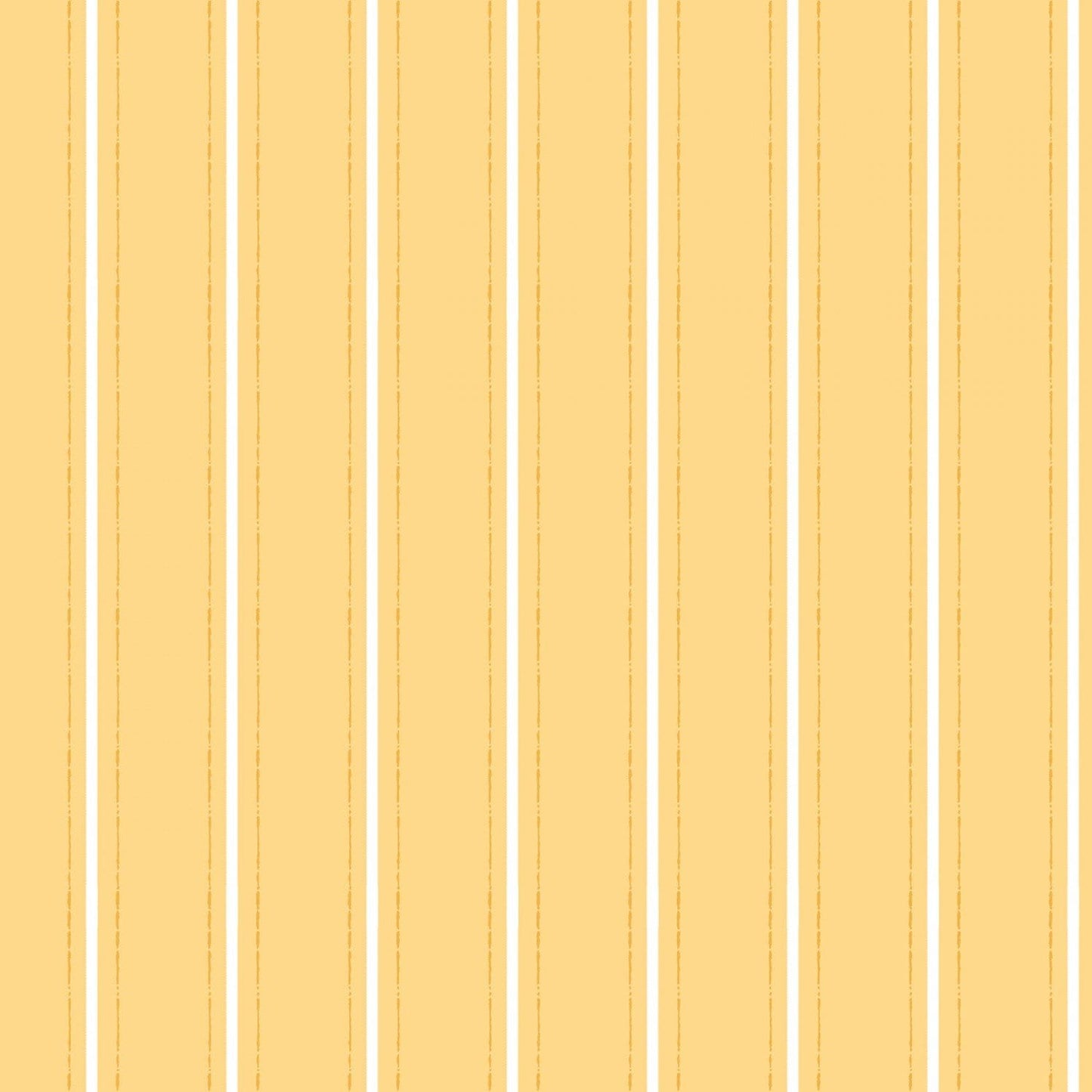 Ladybug Mania - Light Gold Stripe - Y3178-67 - Clothworks - Kids Prints - Flower