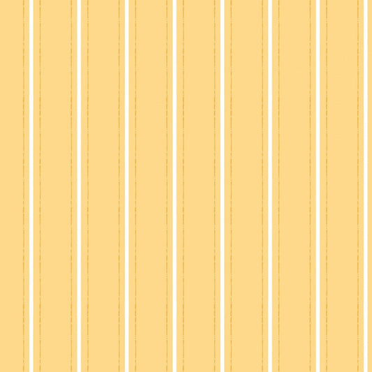 Ladybug Mania - Light Gold Stripe - Y3178-67 - Clothworks - Kids Prints - Flower