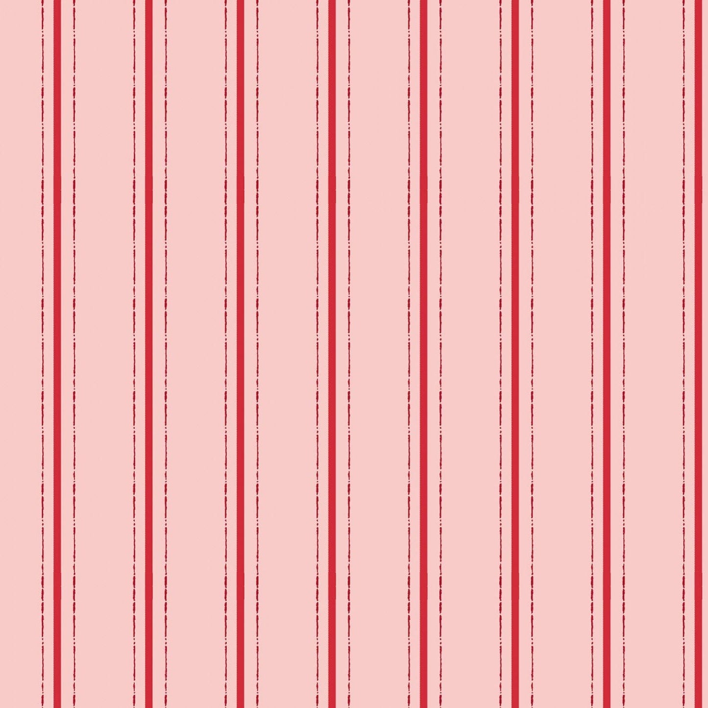 Ladybug Mania - Light Pink Stripe - Y3178-41 - Clothworks - Kids Prints - Flower