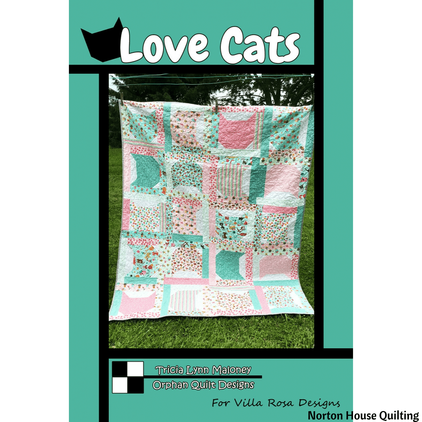 Love Cats Quilt — Digital Quilt Pattern (PDF Download) ✂️