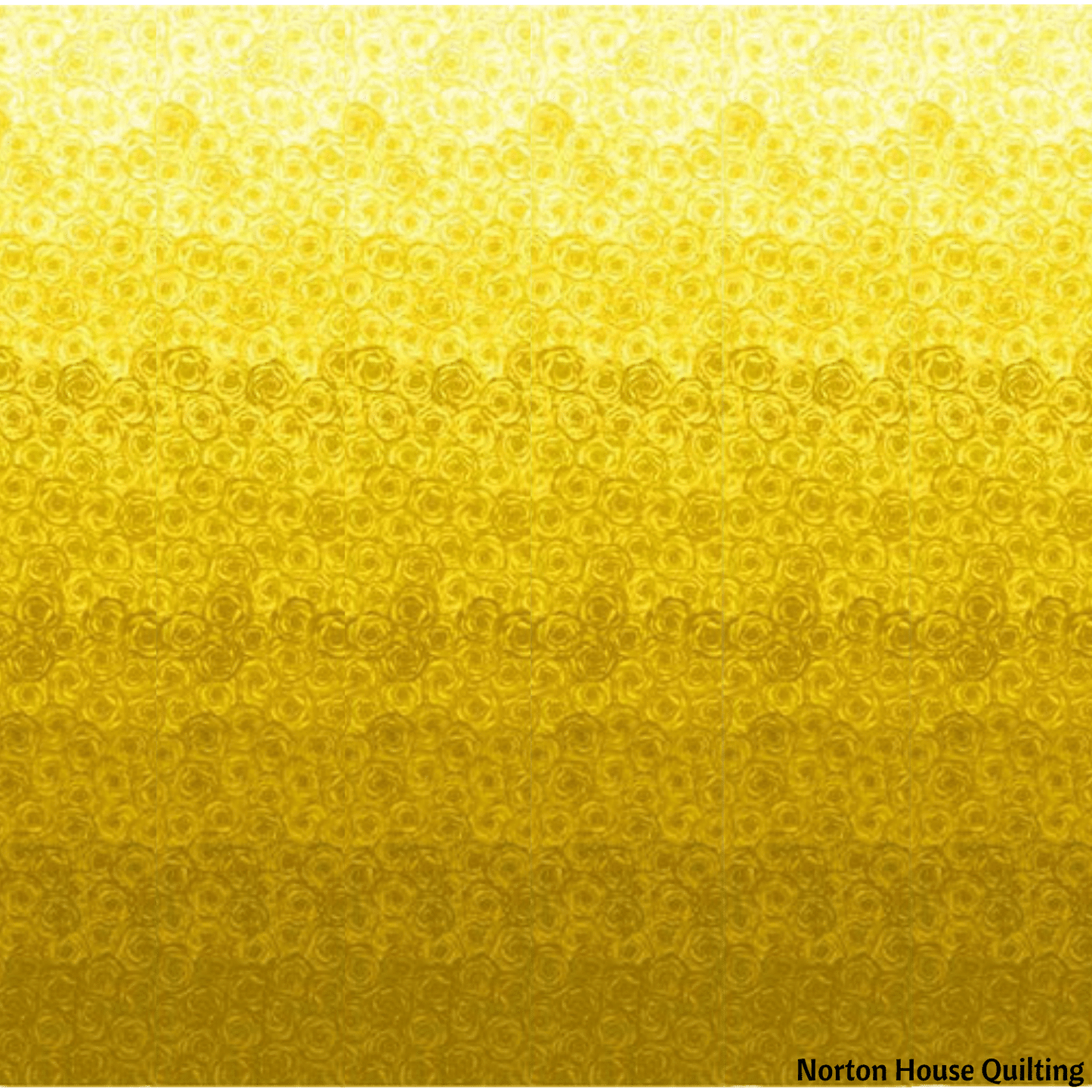 Stoffabric Denmark Rose Ombre Roses - Yellow